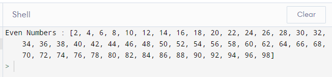 make-list-of-even-numbers-in-python-delft-stack